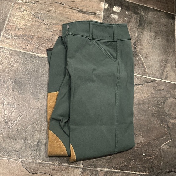 The Tailored Sportsman Pants - The Tailored Sportsman Green and Tan Breeches